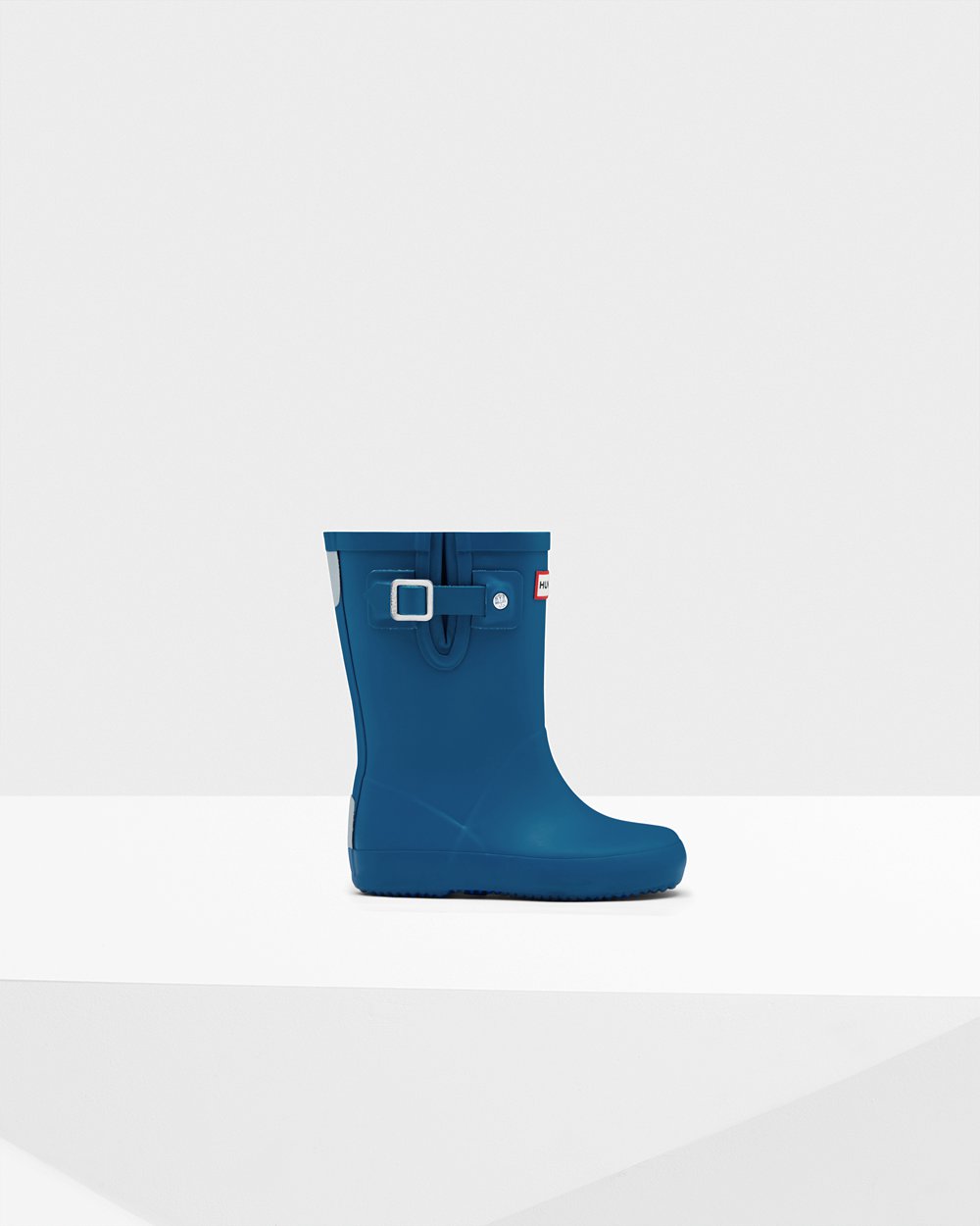 Hunter Original First Flat Sole Rain Boots - Buy Kids Blue - HWUVKX318